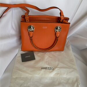 Arezzo Orange Women's Satchel Bag